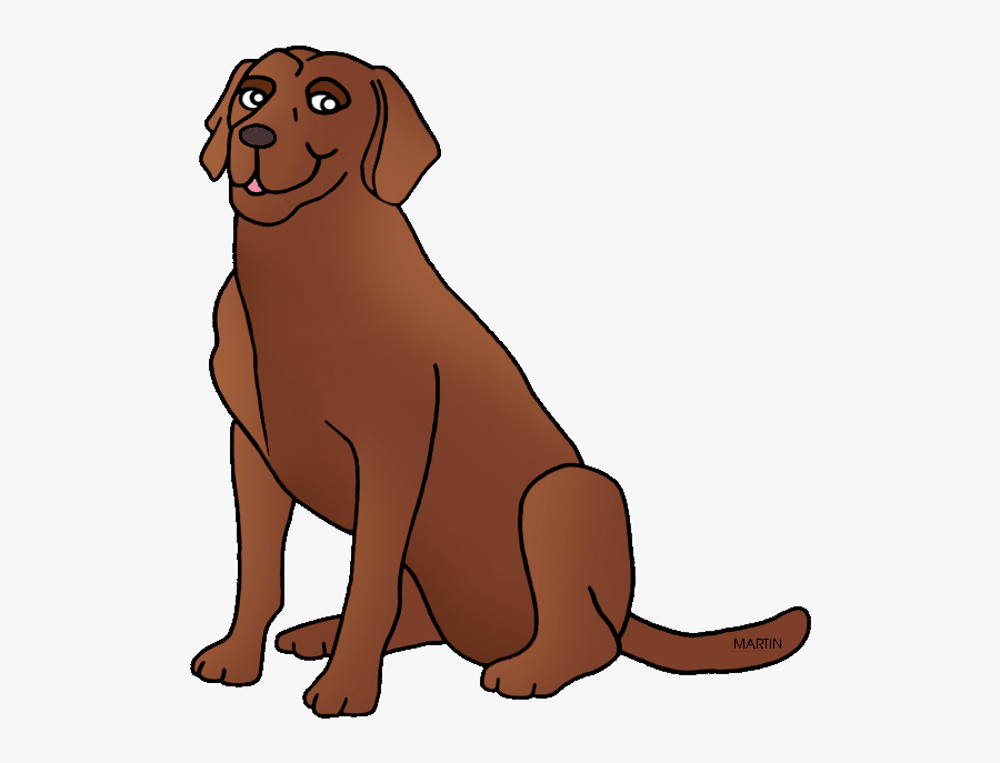 Free United States Clip Art By Phillip Martin, State - Chesapeake Bay Retriever Clipart, Transparent Clipart