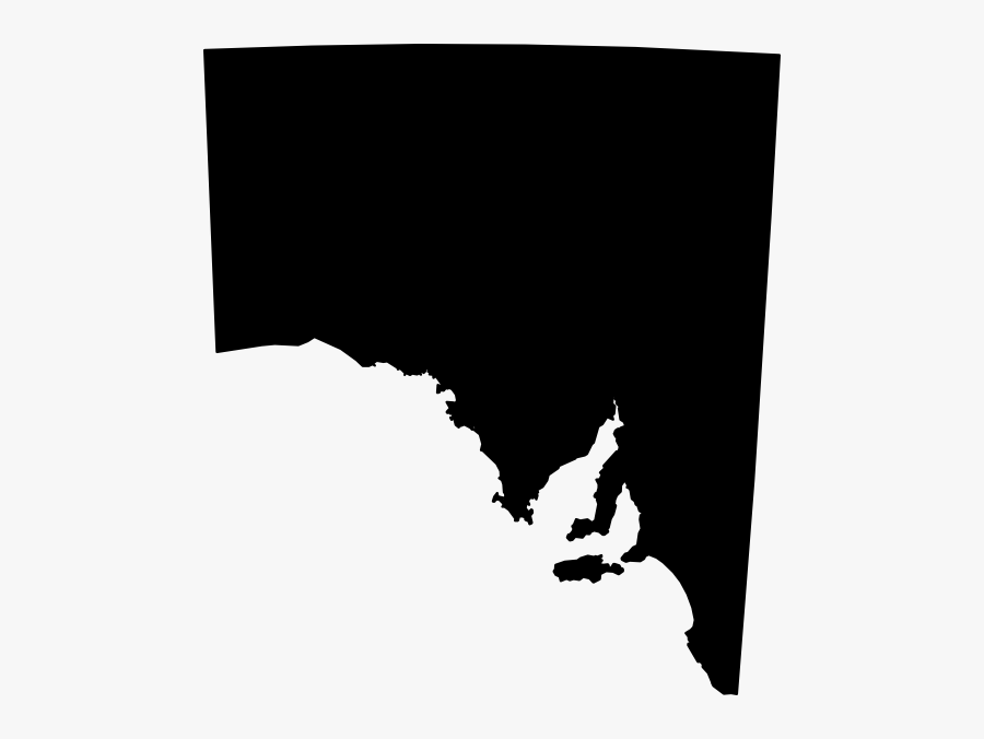 South Australia Flag On Map, Transparent Clipart