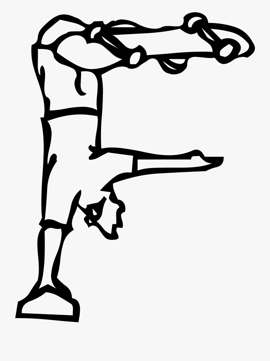 Drawing Alphabets Clip Art Black And White Download - Drawing With Alphabet F, Transparent Clipart