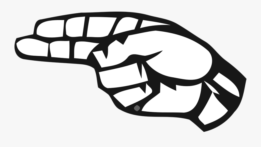 H In American Sign Language, Transparent Clipart