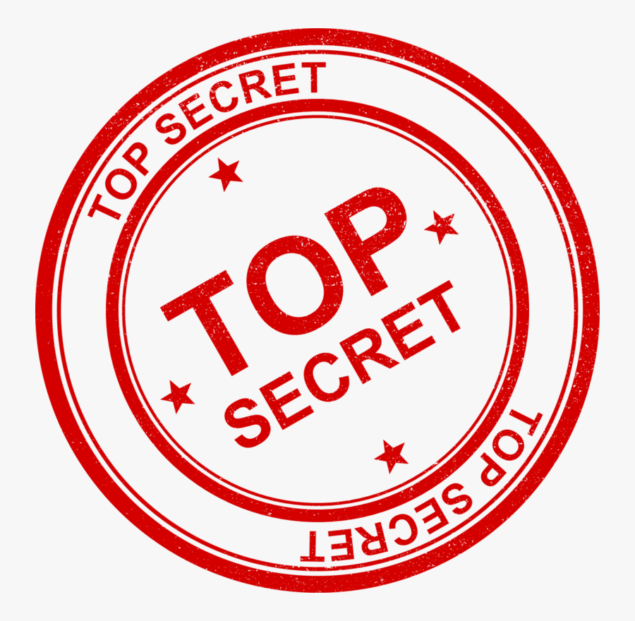 Transparent Clipart Top Secret - Top Secret Stamp Png, Transparent Clipart