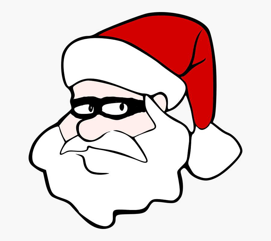 From Your Secret Santa Images & Pictures - Cartoon Santa Head Png, Transparent Clipart