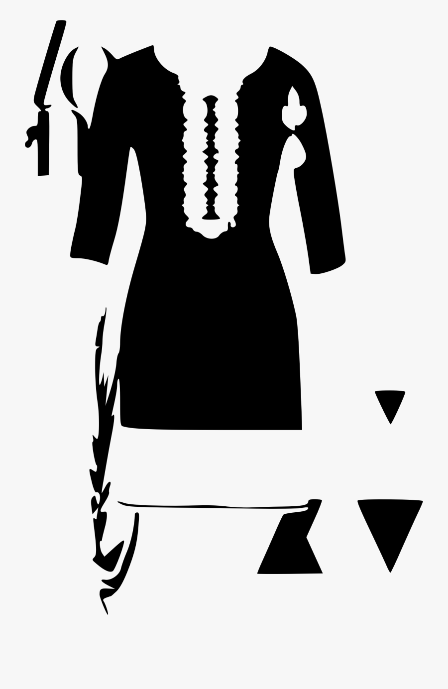 Graphic Black And White Library Churidars Online Big - Churidar Clipart Png, Transparent Clipart