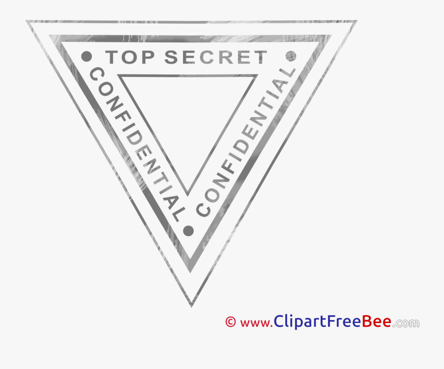 Top Secret Stamp Illustrations For Free - Triangle, Transparent Clipart