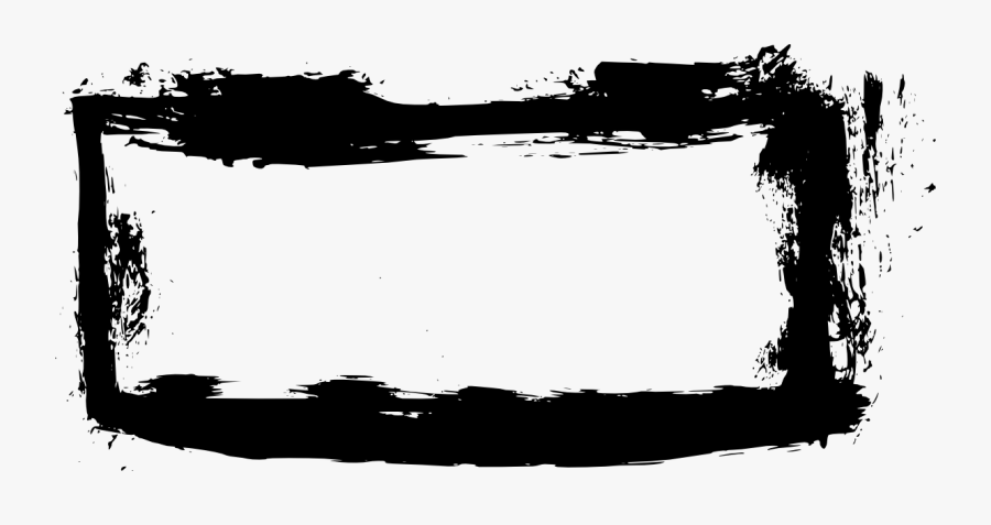 8 Grunge Rectangle Frame Banner - Clipart Grunge Frame Png, Transparent Clipart