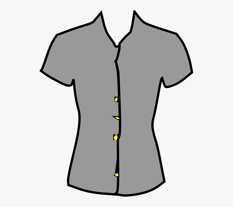 Top, Woman, Girl, Fashion, Clothing, Dress, Wear - Blouse Clipart, Transparent Clipart