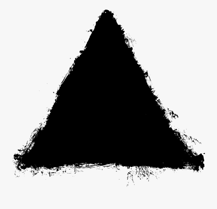 4 Grunge Triangle - Triangle Transparent Background, Transparent Clipart