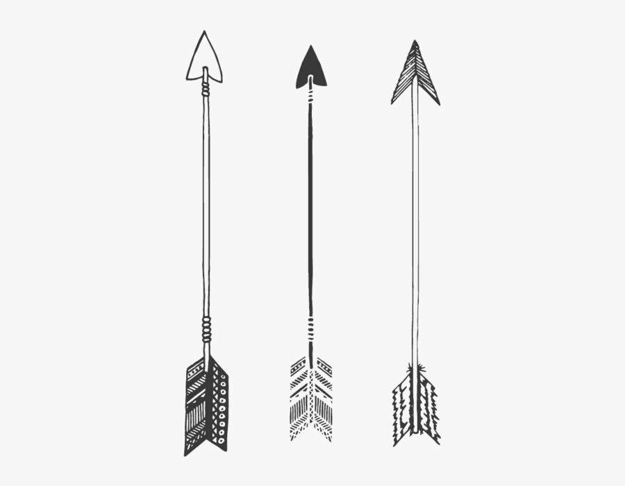 Tribal Arrow Png Photos - Black And White Tribal Arrows, Transparent Clipart
