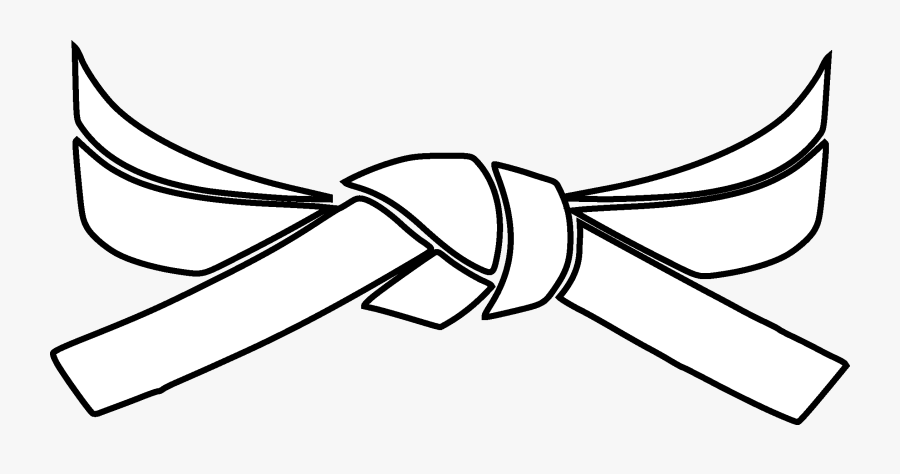 Taekwondo Black Belt Drawing, Transparent Clipart