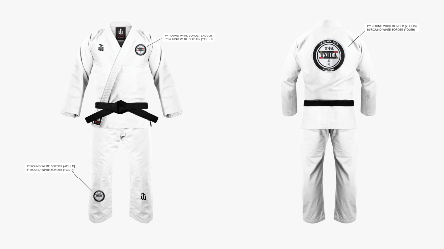 Transparent Black Belt Png - White War Tribe Gi, Transparent Clipart