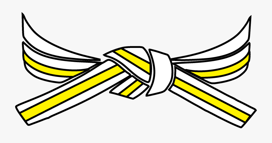 Taekwondo Belt Drawing, Transparent Clipart