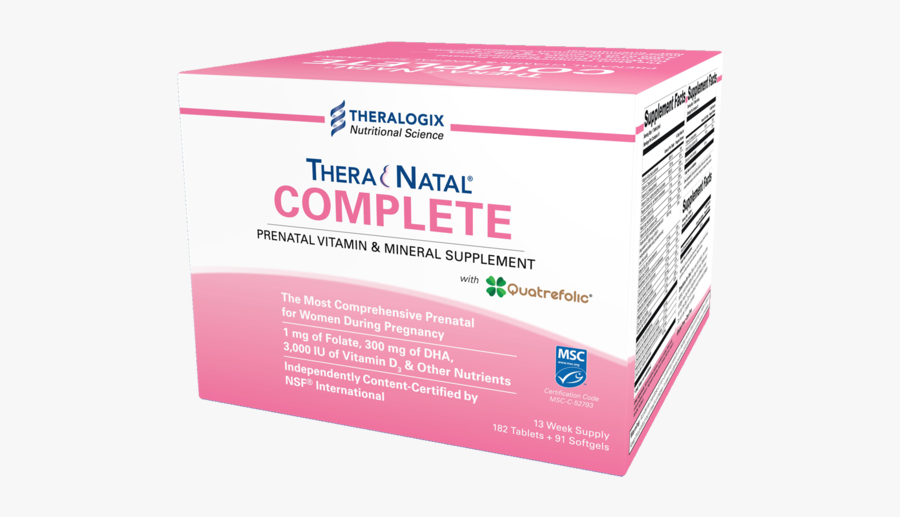 Theranatal Complete Theralogix - Theralogix, Transparent Clipart