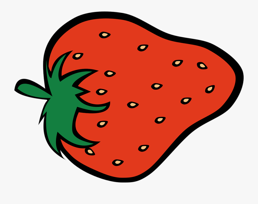 Strawberry, Food, Fruit, Fresh, Ripe, Vitamins, Red - Clipart Strawberry, Transparent Clipart