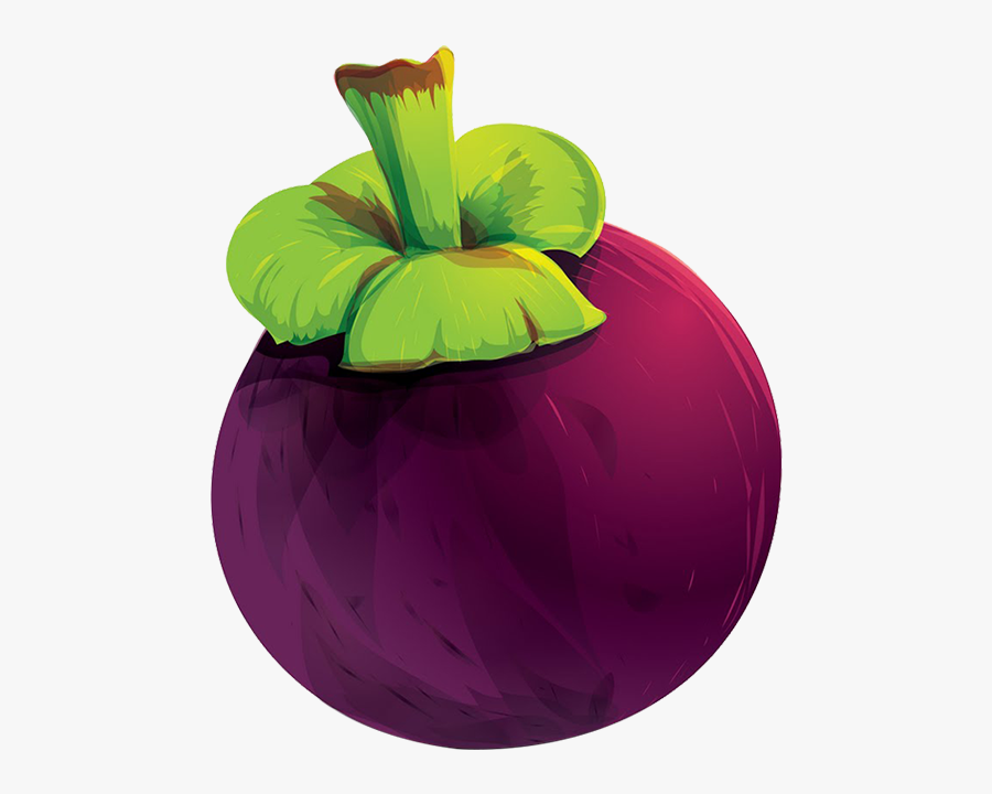 Transparent Potassium Clipart - Mangosteen Vector, Transparent Clipart