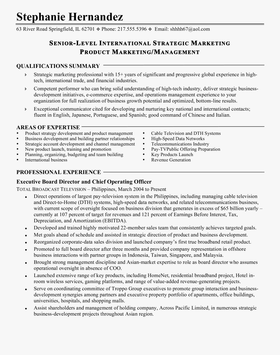 Clip Art Free Product Line Manager - Cover Letter, Transparent Clipart