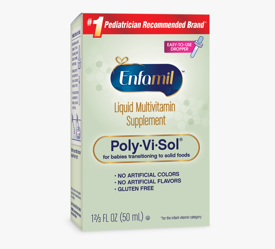 Clip Art Enfamil Vi Sol With - Enfamil Poly Vi Sol, Transparent Clipart