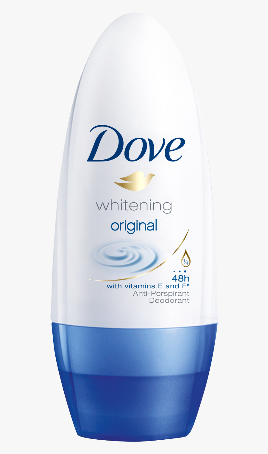 Deodorant Png Clipart - Dove Whitening Antiperspirant Deodorant Roll On Original, Transparent Clipart