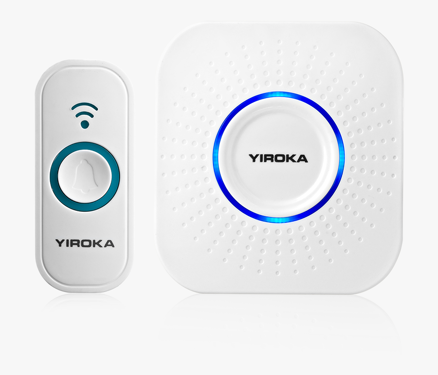 Ip44 Wireless Doorbell With Blue Led - Circle, Transparent Clipart