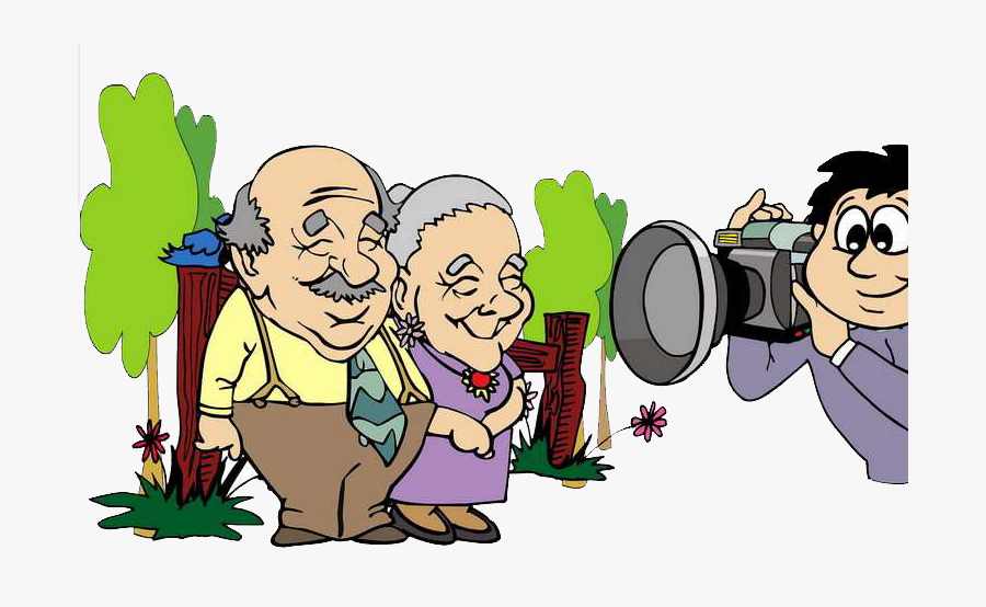 Transparent Senior Citizen Clipart - Babcia I Dziadek Kolorowanka, Transparent Clipart