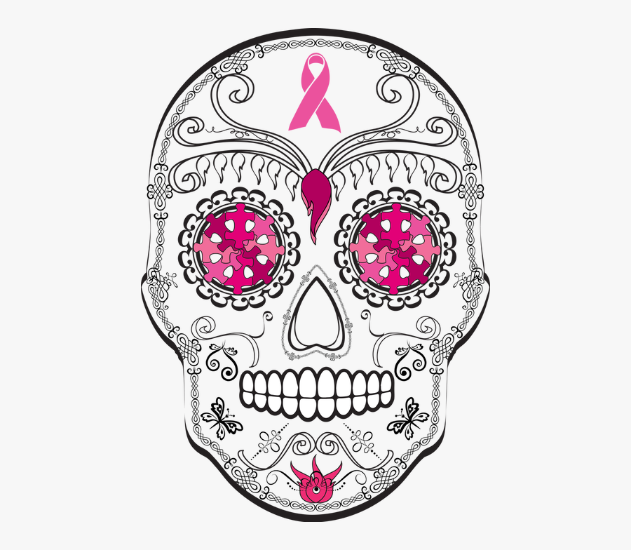 Skull, Transparent Clipart