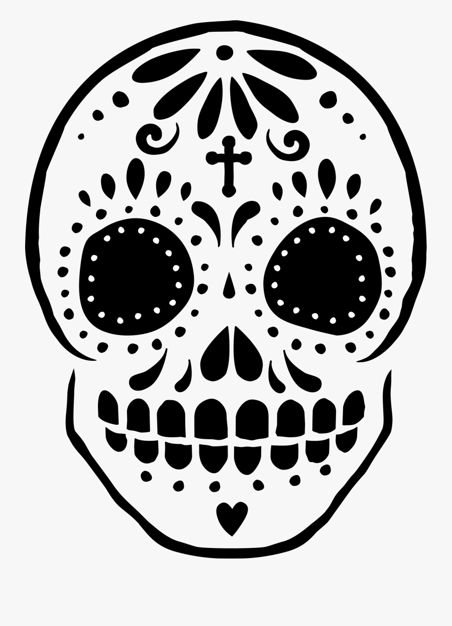 #sugarskull #sugarskulls #skull #skulls #halloween - Sugar Skull Svg Free, Transparent Clipart