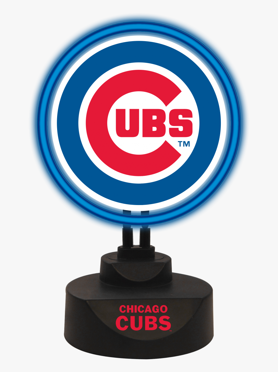 Chicago Cubs Team Logo Neon - Svg Chicago Cubs Png, Transparent Clipart