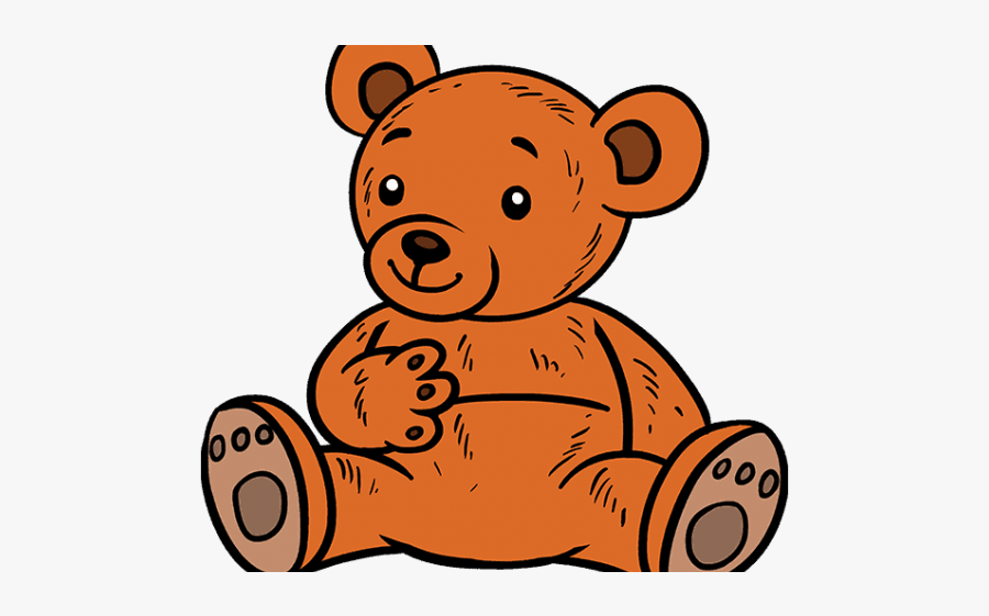 Teddy Bear Png Draw, Transparent Clipart
