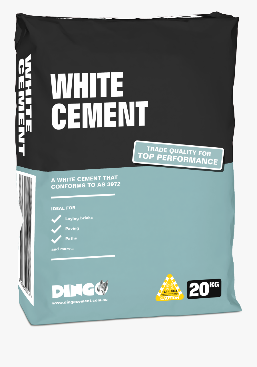 Dingo White Download Sds White Cement 20kg Bags , Free Transparent
