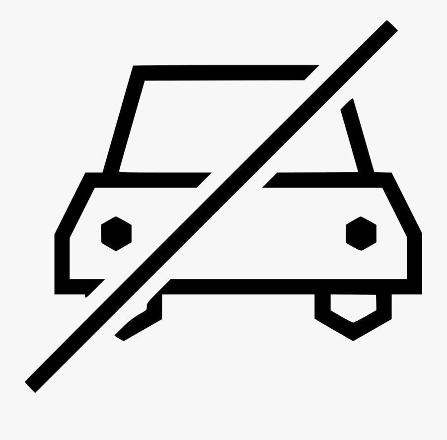 No Car Taxi Cab Vehicle Traffic Sign Comments Clipart - No Car Icon Png, Transparent Clipart