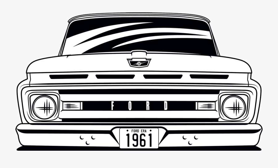 1979 F100 Hood Emblem, Transparent Clipart