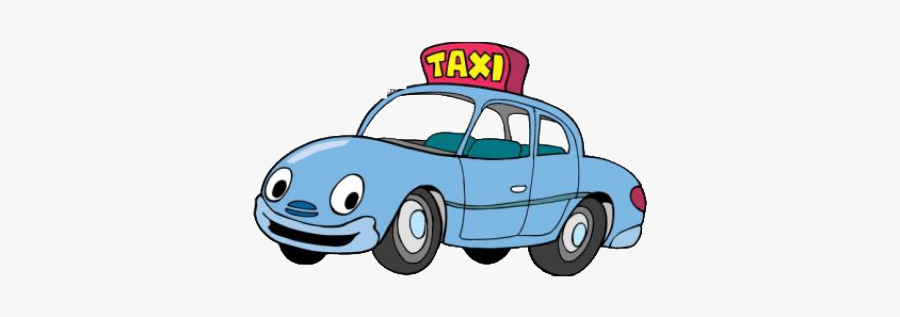 Taxi Clipart Airport Taxi - Go To School By Taxi, Transparent Clipart