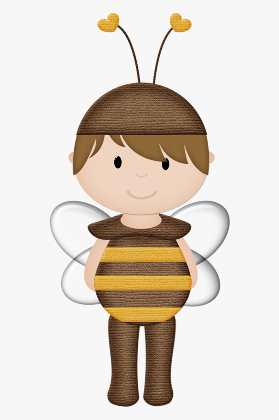 Boy Bumble Bee Clip Art, Transparent Clipart