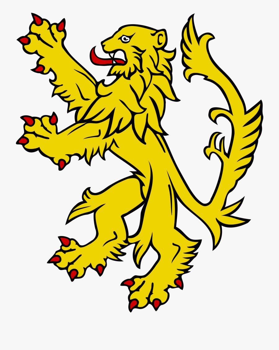 Lion Rampant Png, Transparent Clipart
