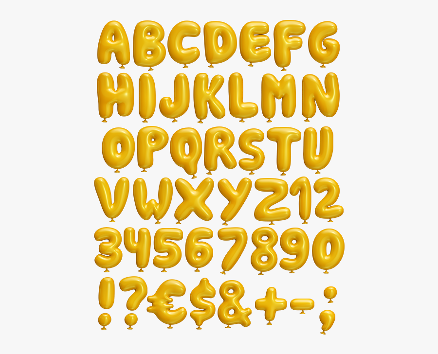 Clip Art Balloon Letters Clipart, Transparent Clipart