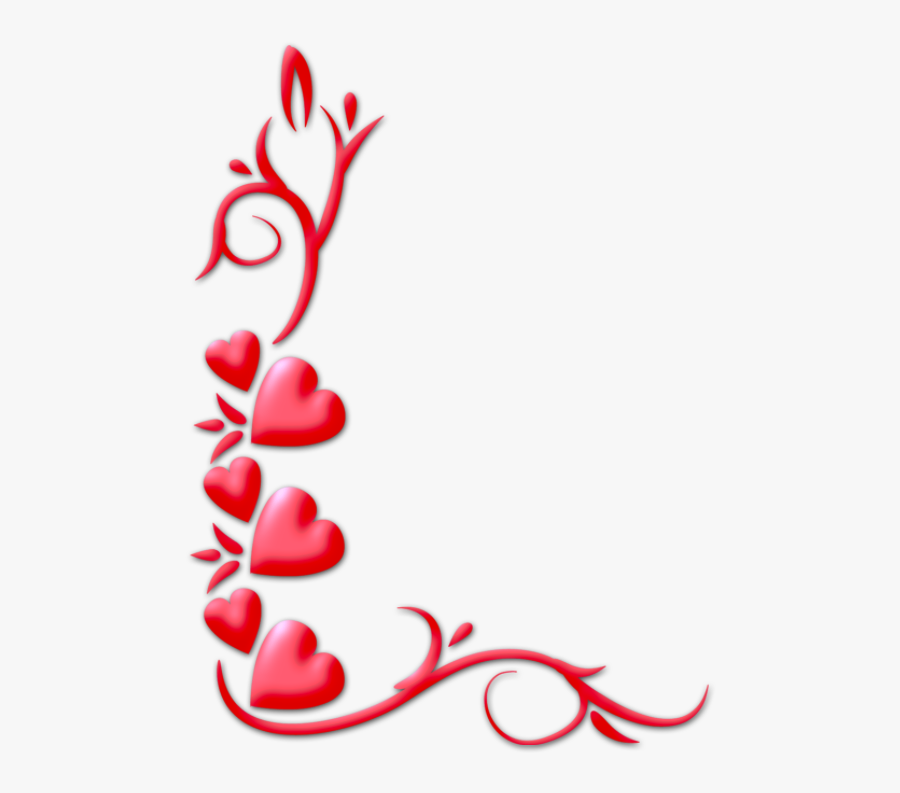 How To Create A Border To A Document In Photoshop - Transparent Love Heart Border, Transparent Clipart