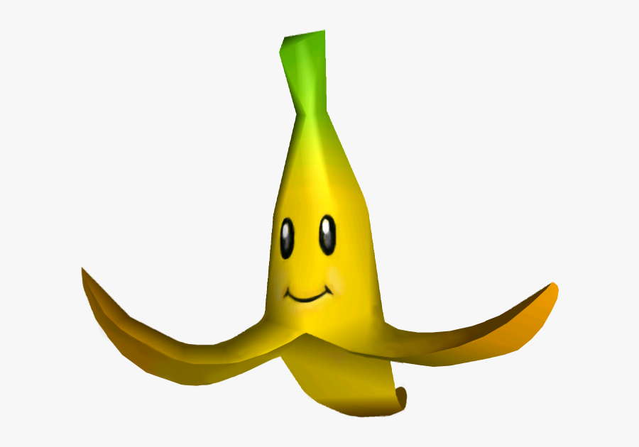 Transparent Banana Peel Png - Banana Mario Kart Ds, Transparent Clipart