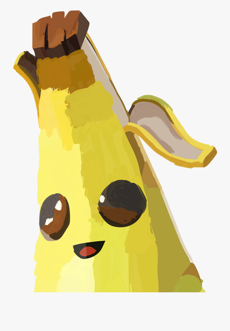 Fortnite Banana Skin Portrait On Behance - Skin Banane Fortnite Png, Transparent Clipart