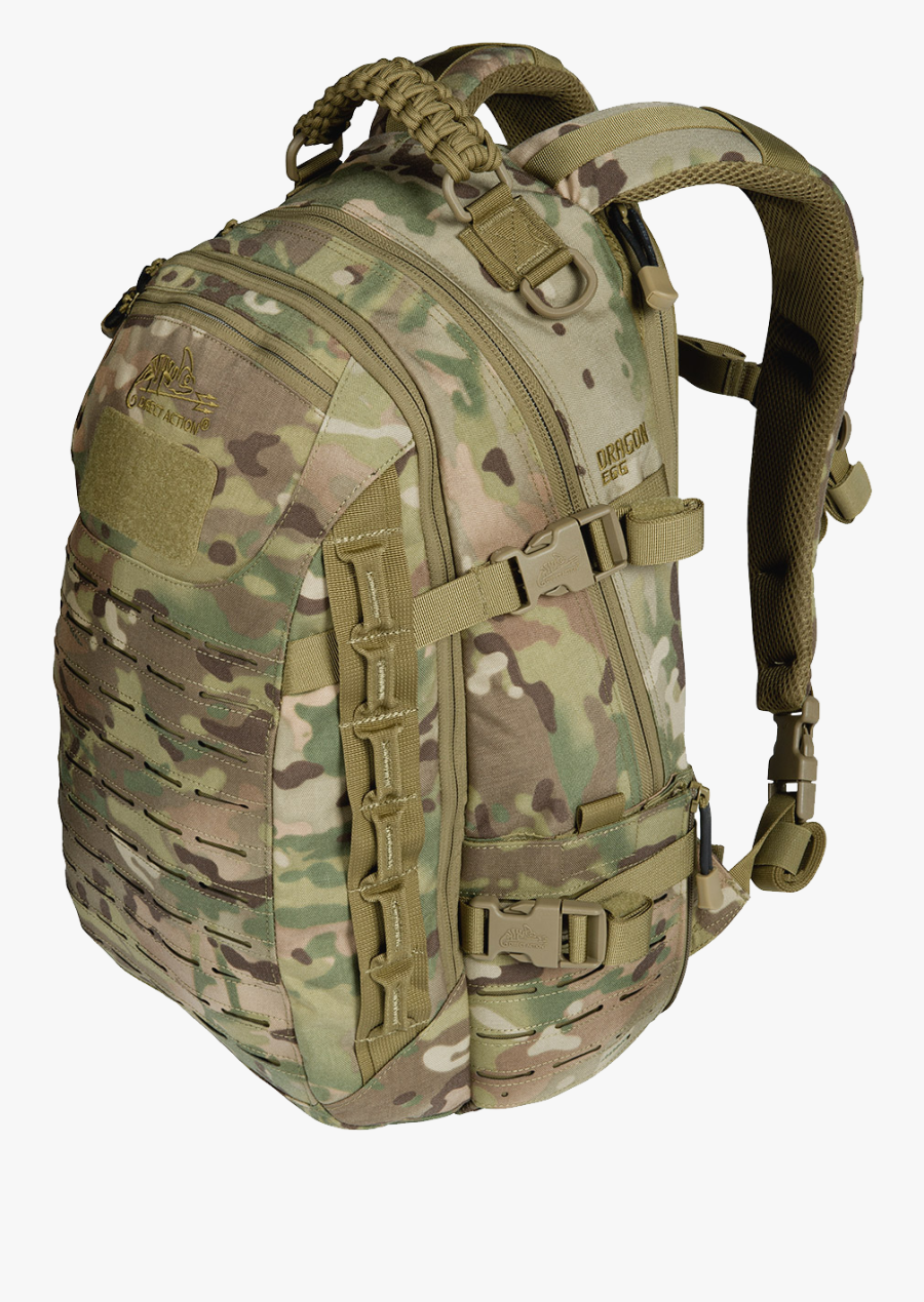 Military Clipart Army Camouflage - Dragon Egg Backpack Color, Transparent Clipart