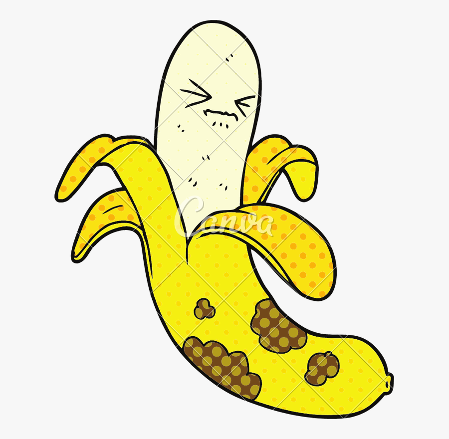 Cartoon Icons By Canva - Banana Clipart, Transparent Clipart