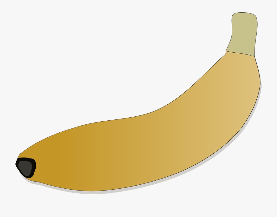 Clip Art Banana Vector - Banana, Transparent Clipart