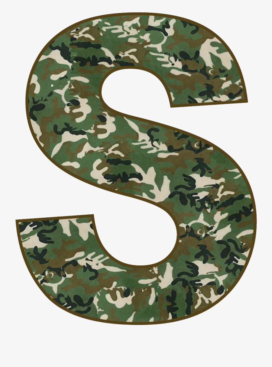 Camouflage Digital Alphabet, Camo Alphabet Clipart - Letters Png Camo, Transparent Clipart