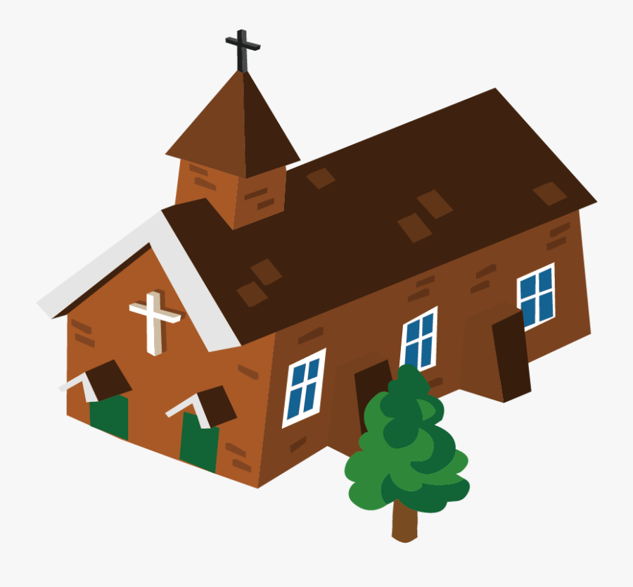 Clipart Church Church Building - House, Transparent Clipart
