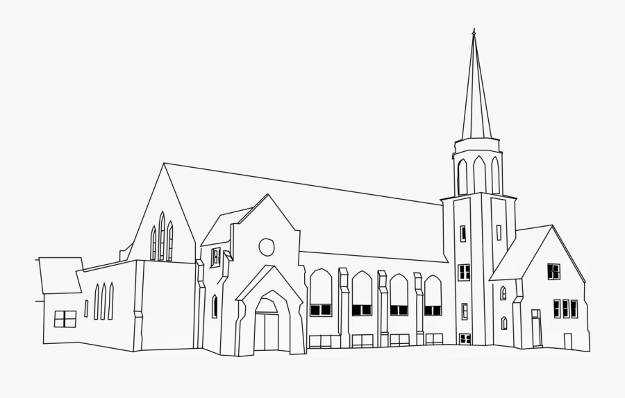 House,church,facade - Medieval Church Clipart, Transparent Clipart