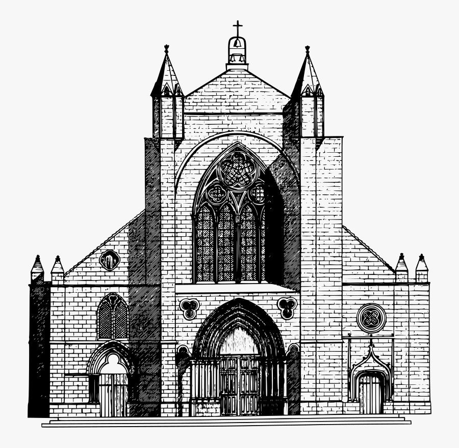Photography - Sketch Of Christians Churches, Transparent Clipart