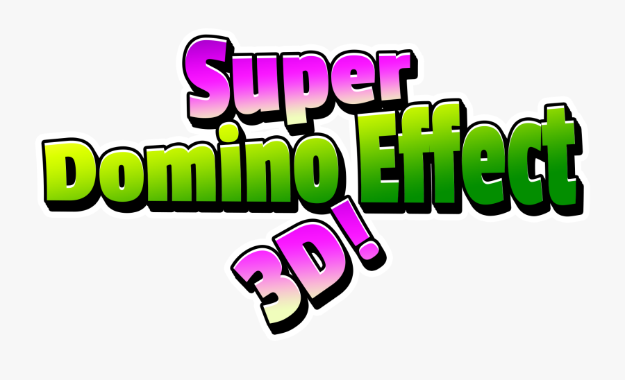 Super Domino Effect 3d, Transparent Clipart