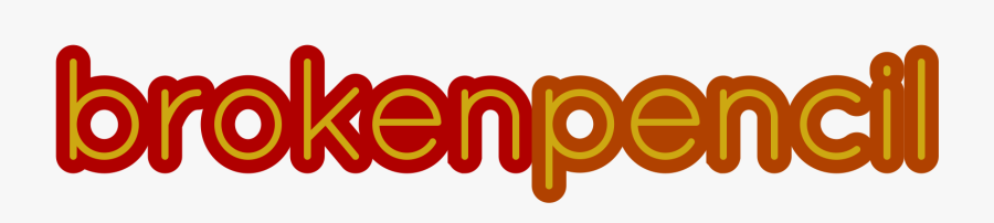 Broken Pencil - Circle, Transparent Clipart