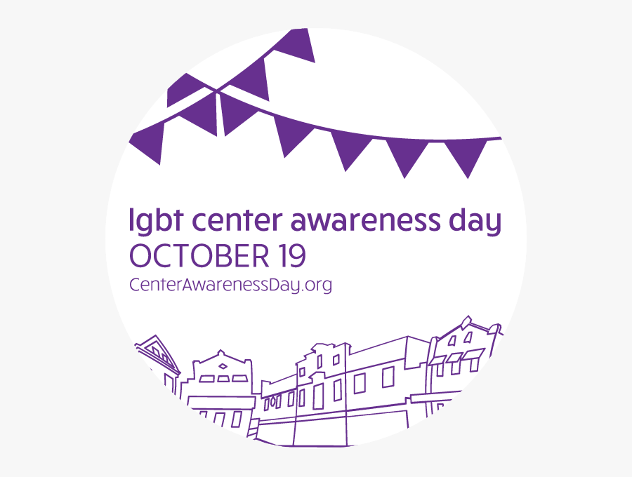 Logo For Center Awareness Day - National Lgbt Center Awareness Day, Transparent Clipart