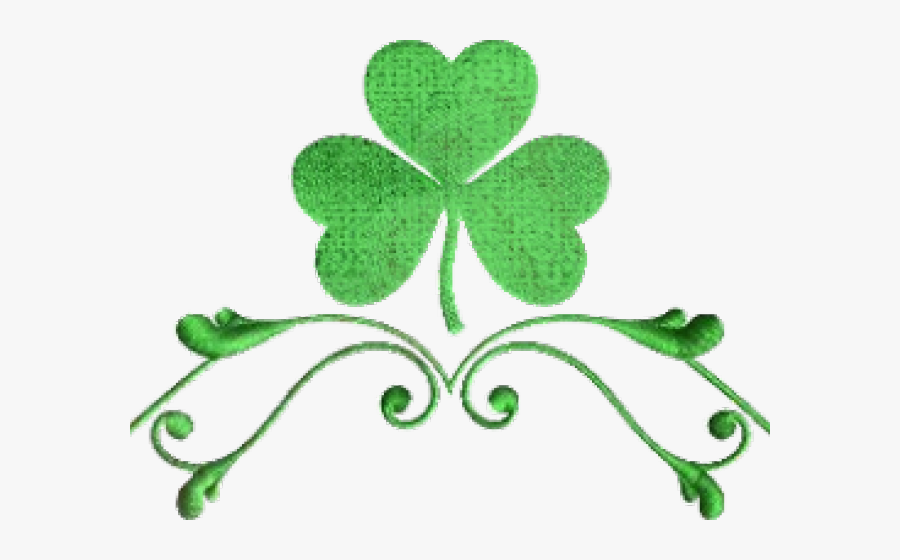 Shamrock Divider Cliparts - Shamrock Page Divider, Transparent Clipart