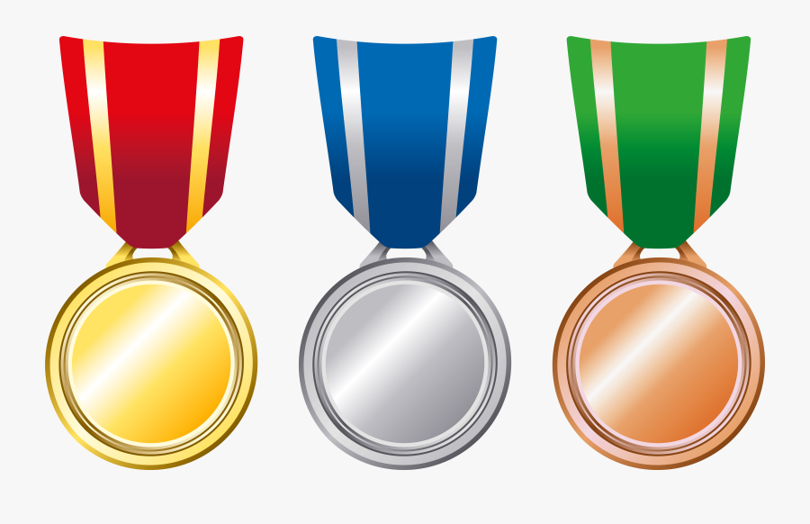Transparent Gold Silver Bronze Medals Png Clipart, Transparent Clipart