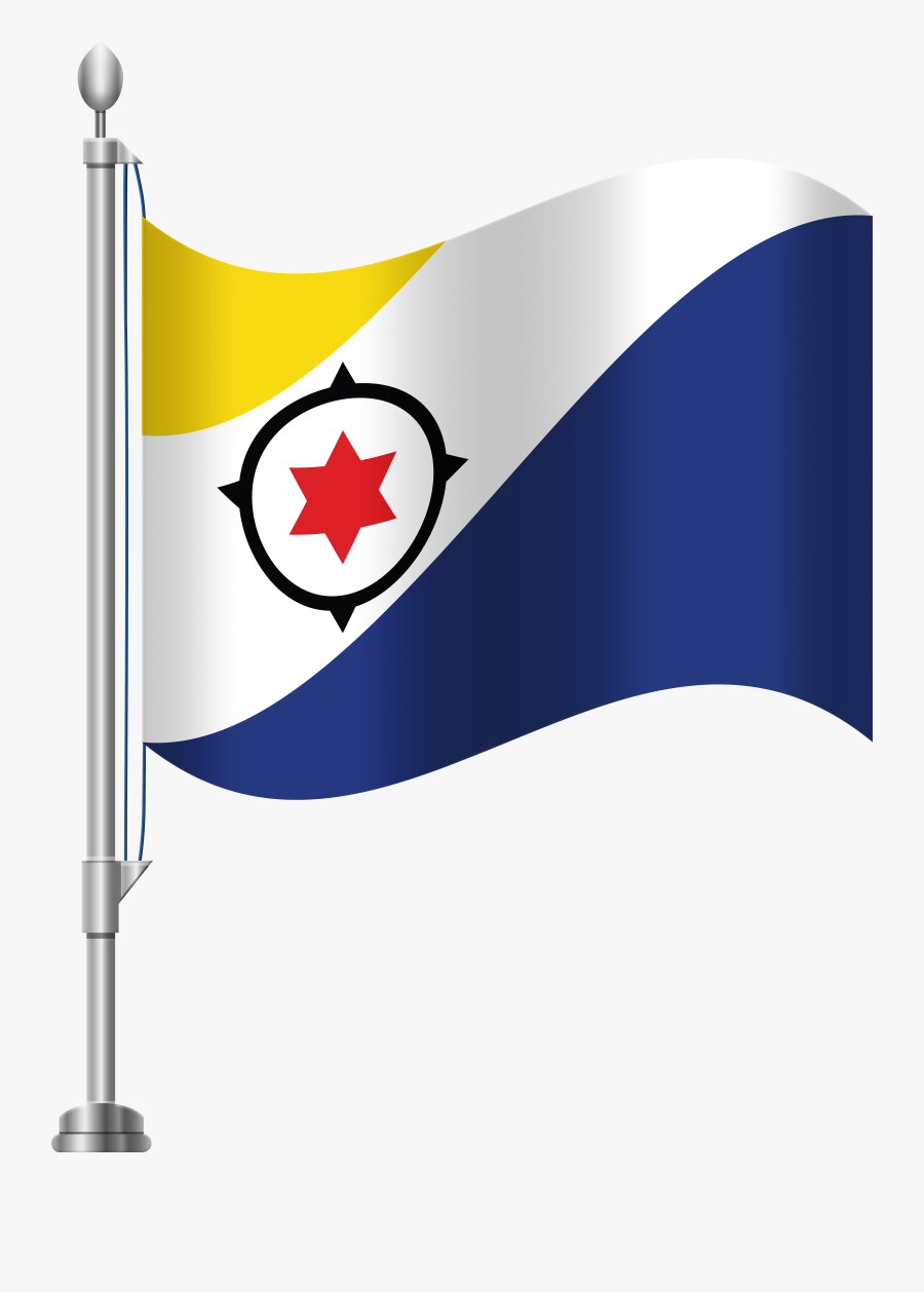 Bonaire Flag Png Clip Art - Jamaica Flag Png, Transparent Clipart